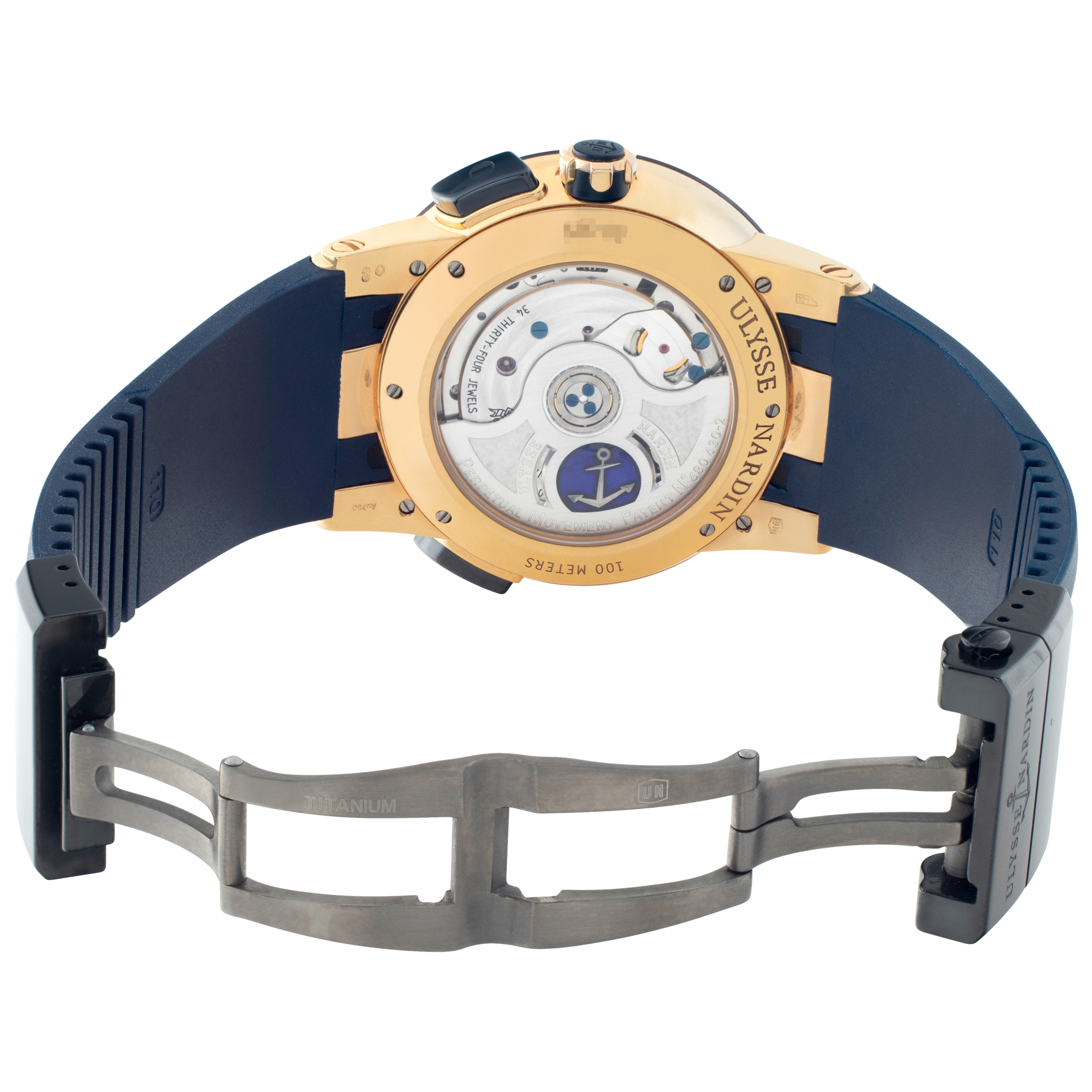 Ulysse Nardin 326-00 El Toro GMT Perpetual Automatic Male 18k yellow gold 5
