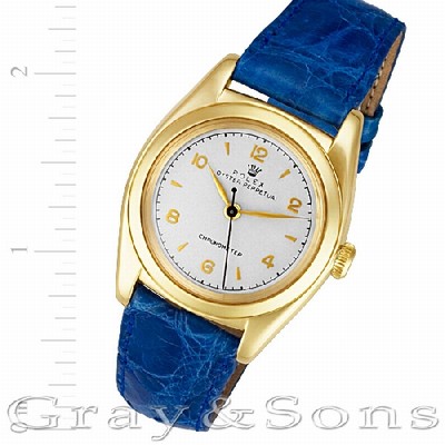 Rolex 3131 Bubble Back Automatic Male 14k yellow gold