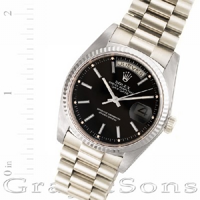 Rolex 18039 Day-Date Automatic Male 18k White Gold