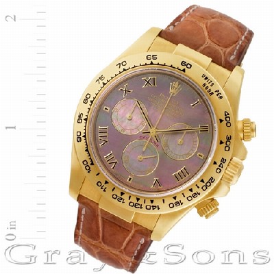 Rolex 116518 Daytona Automatic Male 18k yellow gold