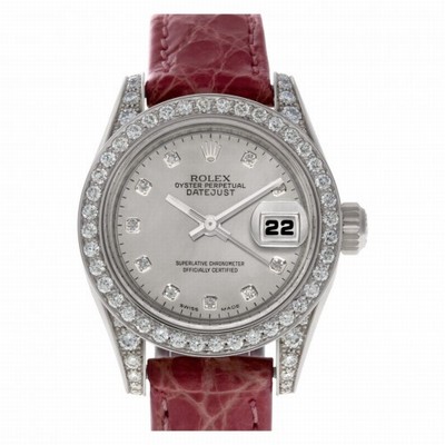Rolex 179239 Datejust Automatic Female 18k White Gold