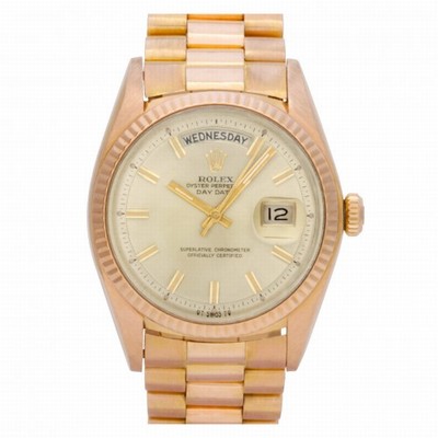 Rolex 1803 Day-Date Automatic Male 18k rose gold