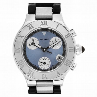 Cartier 2996 Chronoscaph 21 Quartz Unisex Stainless Steel