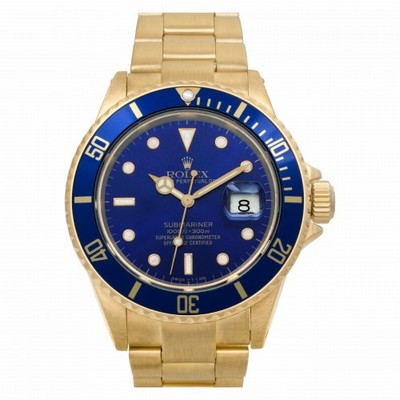 Rolex 16808 Submariner Automatic Unisex 18k yellow gold