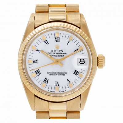 Rolex 6827 Datejust Automatic Unisex 18k yellow gold