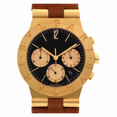 Bvlgari CH35 G Diagono Quartz Unisex 18k yellow gold