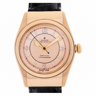 Rolex 3065 Bubble Back Automatic Unisex 18k rose gold