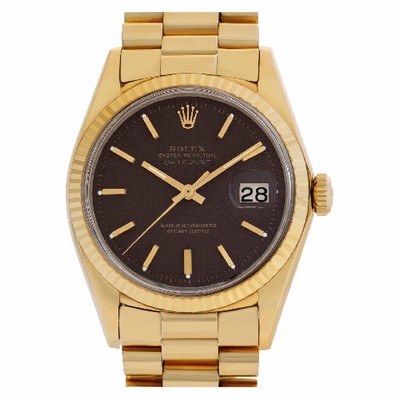 Rolex 1601 Datejust Automatic Unisex 18k yellow gold