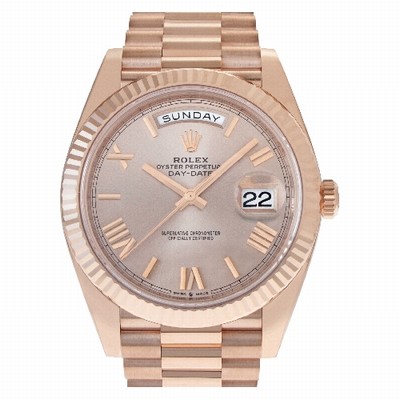 Rolex 228235 Day-Date 40 Automatic Unisex 18k rose gold