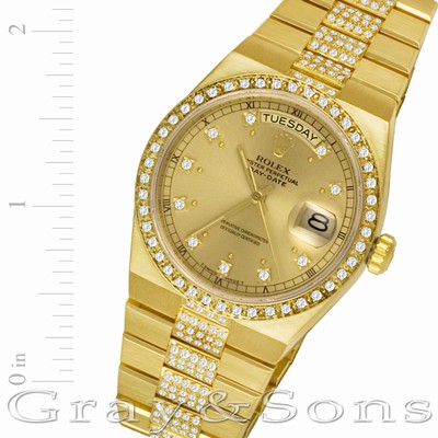 Rolex 19018 Oysterquartz Day Date Quartz Male 18k yellow gold