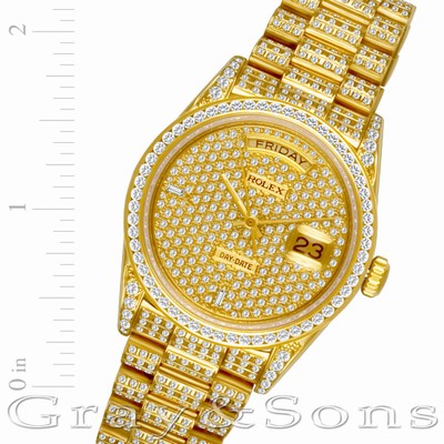 Rolex 18038 Day-Date Automatic Male 18k yellow gold