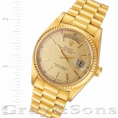 Rolex 18038 Day-Date Automatic Male 18k yellow gold