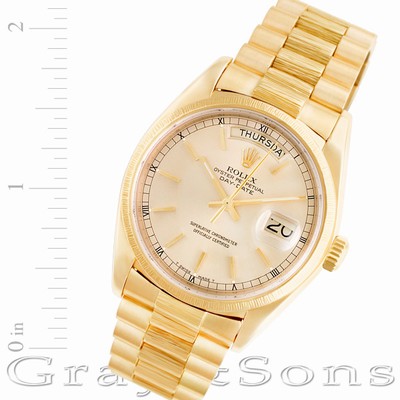 Rolex 18078 Day-Date Automatic Male 18k yellow gold