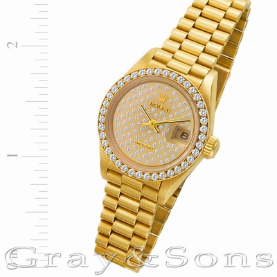 Rolex 69138 Datejust Automatic Female 18k yellow gold