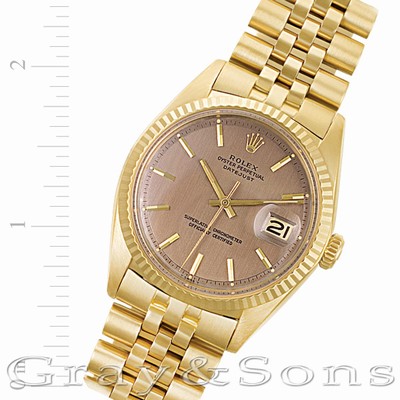 Rolex 1601 Datejust Automatic Male 18k yellow gold