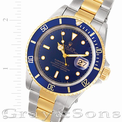Rolex 16613 Submariner Automatic Male 18k gold & Stainless Steel