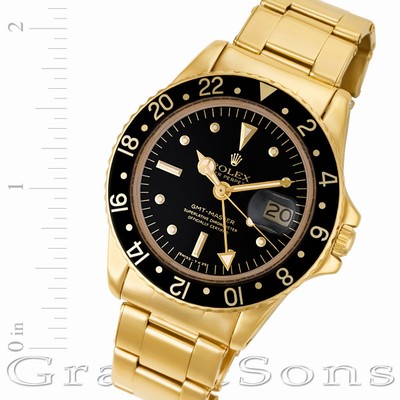 Rolex 1675 GMT-Master Automatic Male 18k yellow gold