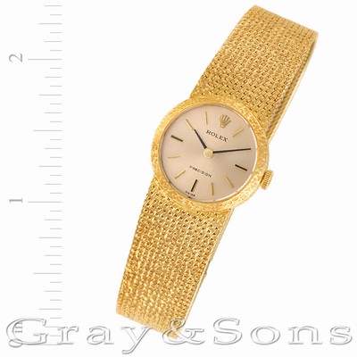Rolex 2642 Precision Manual Female 18k yellow gold