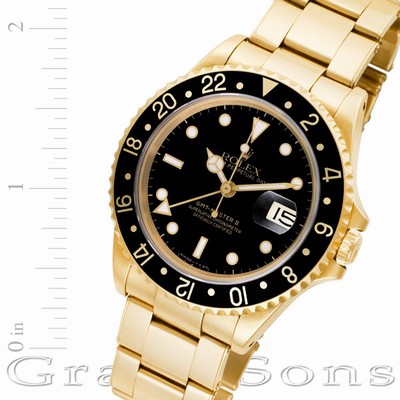 Rolex 16718 GMT-Master II Automatic Male 18k yellow gold