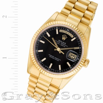 Rolex 118238 Day-Date Automatic Male 18k yellow gold