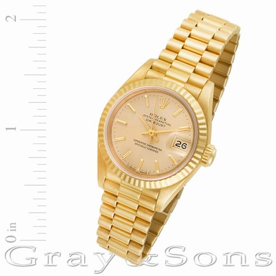 Rolex 69178 Datejust Automatic Female 18k yellow gold