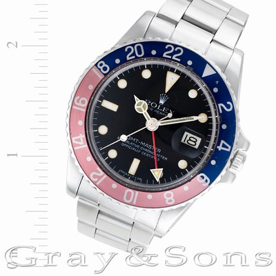 Rolex 1675 GMT-Master Automatic Male Stainless Steel