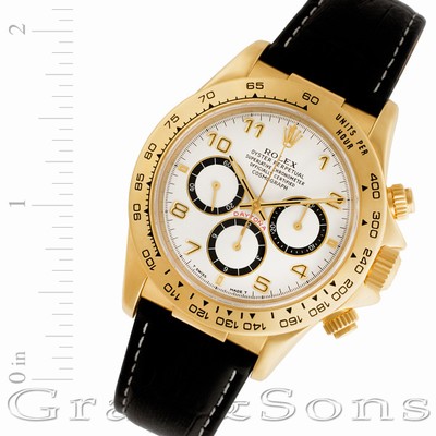 Rolex 16518 Daytona Automatic Male 18k yellow gold