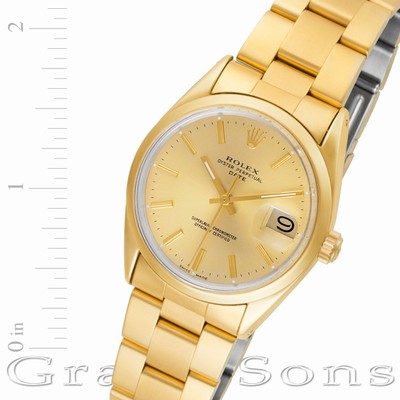 Rolex 15505 Date Automatic Male Gold Plate