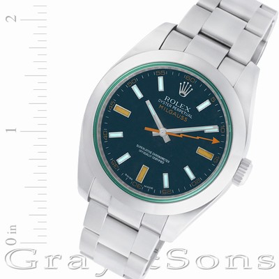 Rolex 116400 Milgauss Automatic Male Stainless Steel