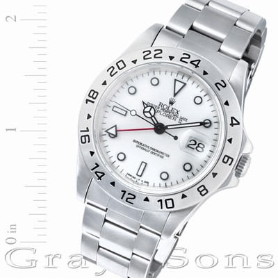 Rolex 16750 Explorer II Automatic Male Stainless Steel