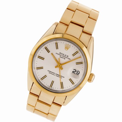 Rolex 1550 Date Automatic Male 14k Gold Plated
