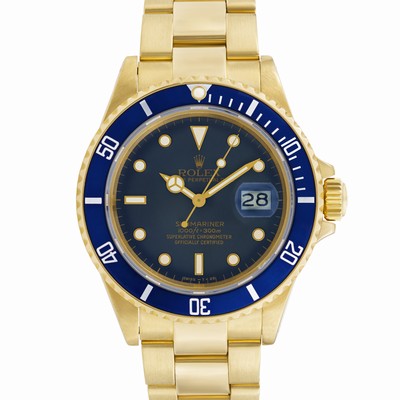Rolex 16808 Submariner Automatic Male 18k yellow gold