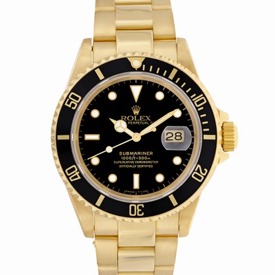 Rolex 16618 Submariner Automatic Male 18k yellow gold