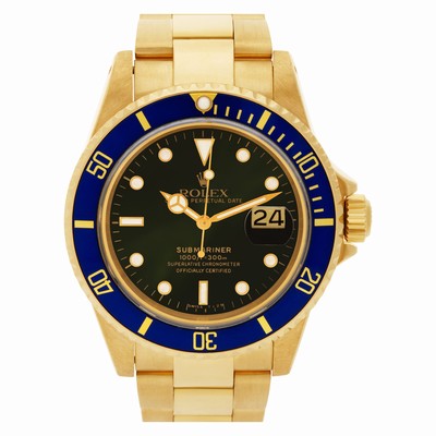 Rolex 16808 Submariner Automatic Male 18k yellow gold