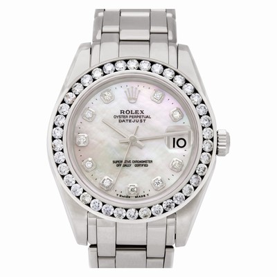 Rolex 81209 Pearlmaster Automatic Unisex 18k White Gold