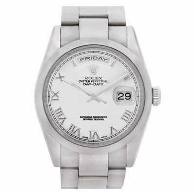 Rolex 118209 Day-Date Automatic Male 18k White Gold