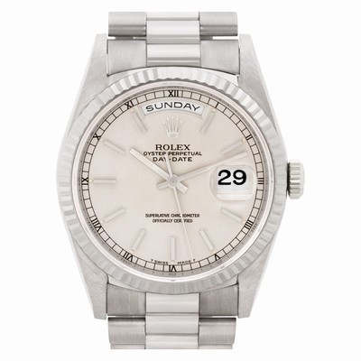 Rolex 18239 Day-Date Automatic Male 18k White Gold
