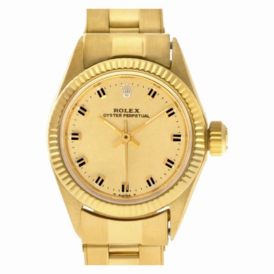 Rolex 6619 Oyster Perpetual Automatic Female 18k yellow gold
