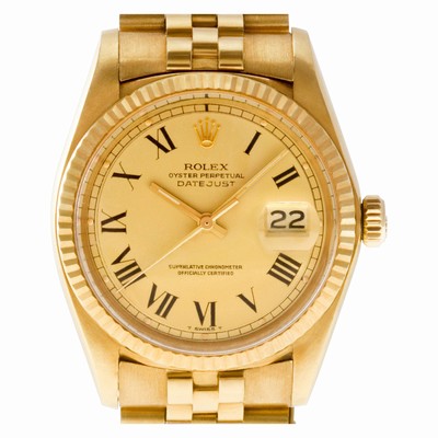 Rolex 1601 Datejust Automatic Male 18k yellow gold