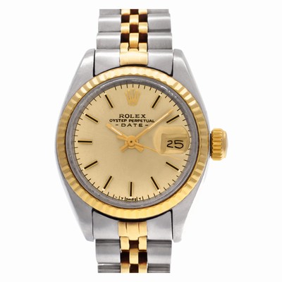 Rolex 6917 Date Automatic Female 14k gold & Stainless Steel