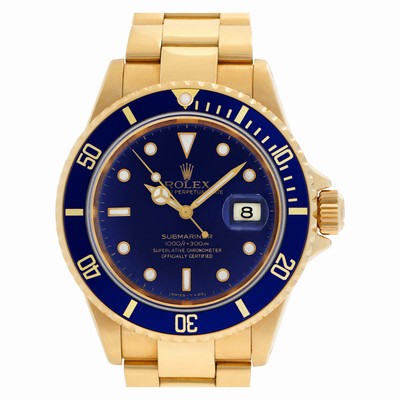 Rolex 16618 Submariner Automatic Male 18k yellow gold