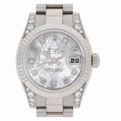Rolex 179239 Datejust Automatic Female 18k White Gold